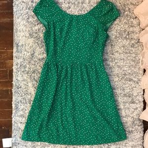 AE Green Patterned Dress with back cut out